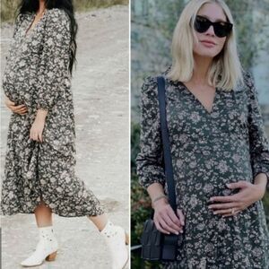 The Nines by Hatch Floral Maternity Dress